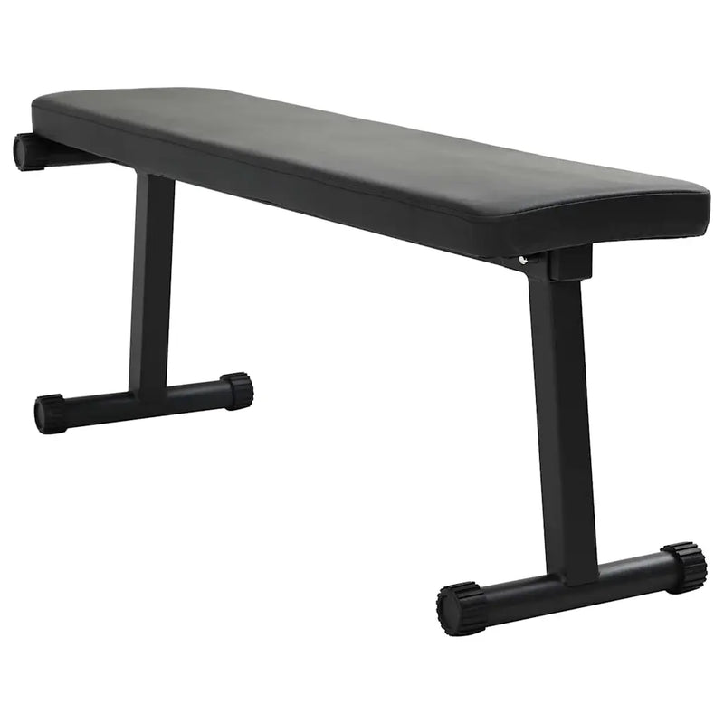 Weight Bench Folding Black 108 x 27 x 41 cm Powder-Coated Steel