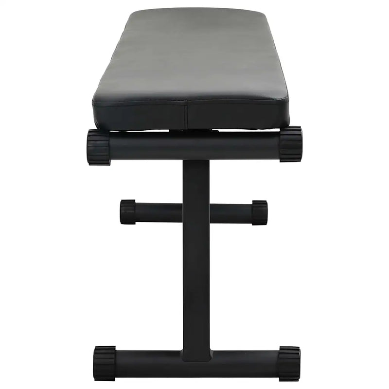 Weight Bench Folding Black 108 x 27 x 41 cm Powder-Coated Steel