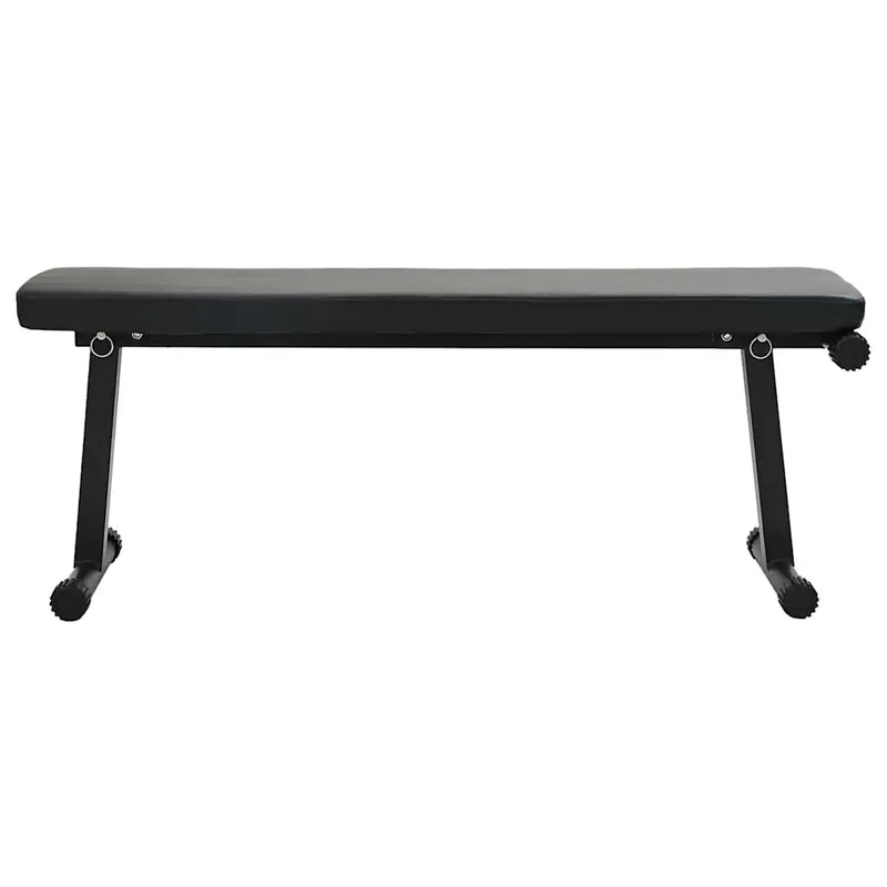 Weight Bench Folding Black 108 x 27 x 41 cm Powder-Coated Steel