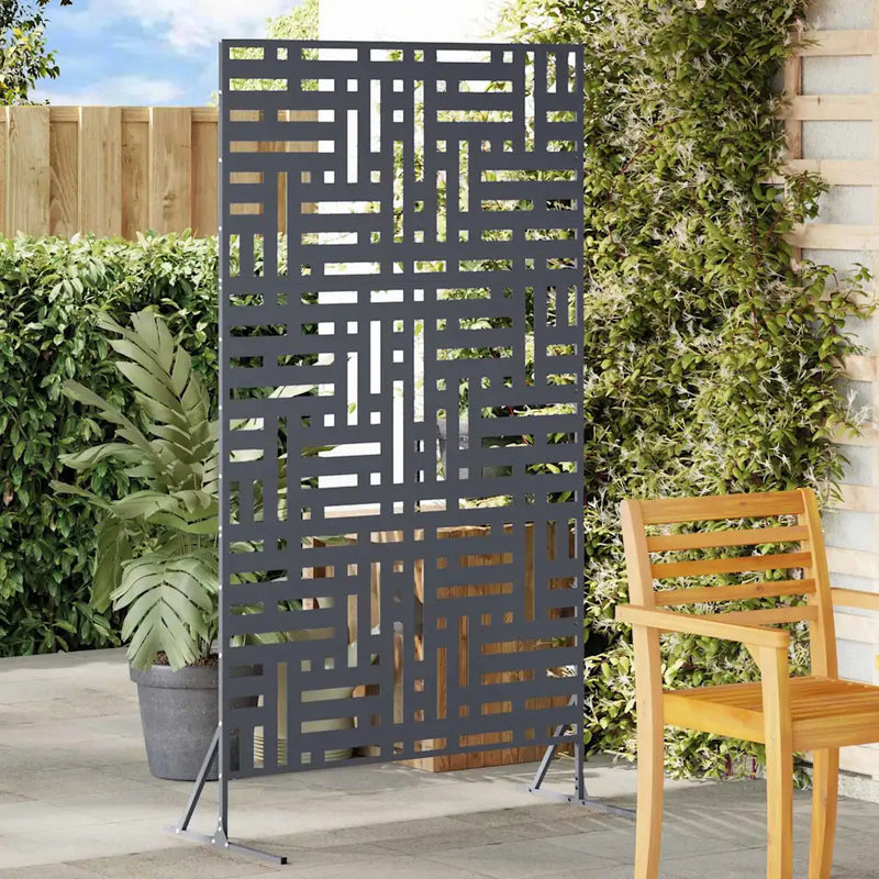 Privacy Screen 100 x 50 x 180 cm Steel Anthracite