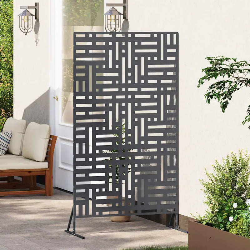 Privacy Screen 100 x 50 x 180 cm Steel Anthracite