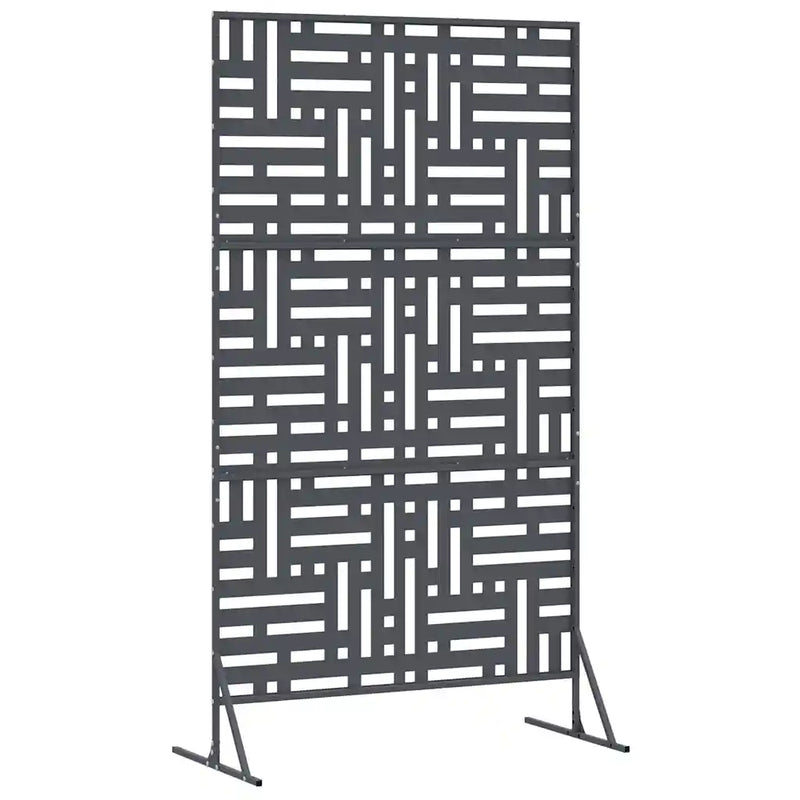 Privacy Screen 100 x 50 x 180 cm Steel Anthracite