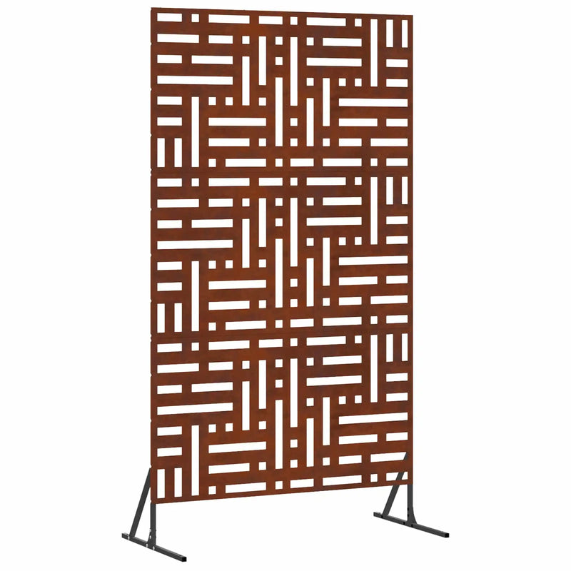 Privacy Screen 100 x 50 x 180 cm Weathering Steel Rusty