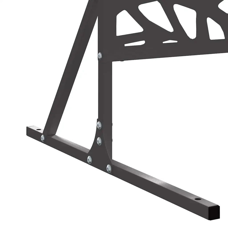 Privacy Screen 100 x 50 x 180 cm Steel Black
