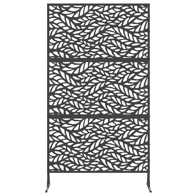 Privacy Screen 100 x 50 x 180 cm Steel Black