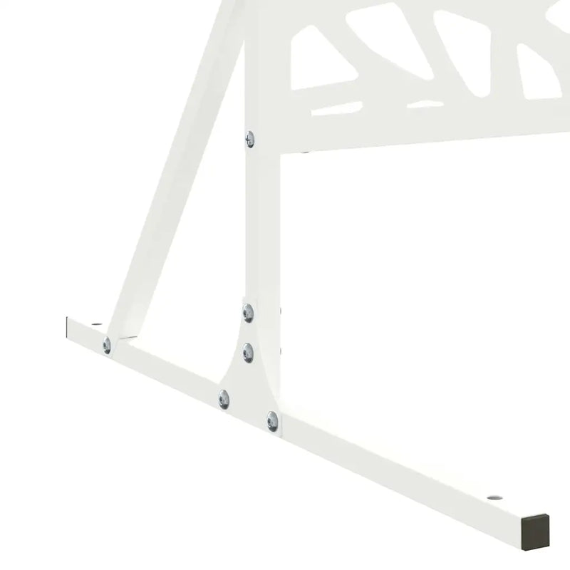 Privacy Screen 100 x 50 x 180 cm Steel White