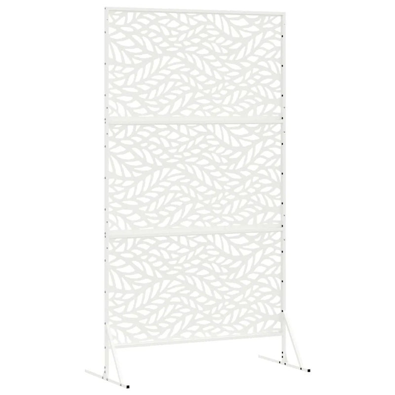 Privacy Screen 100 x 50 x 180 cm Steel White