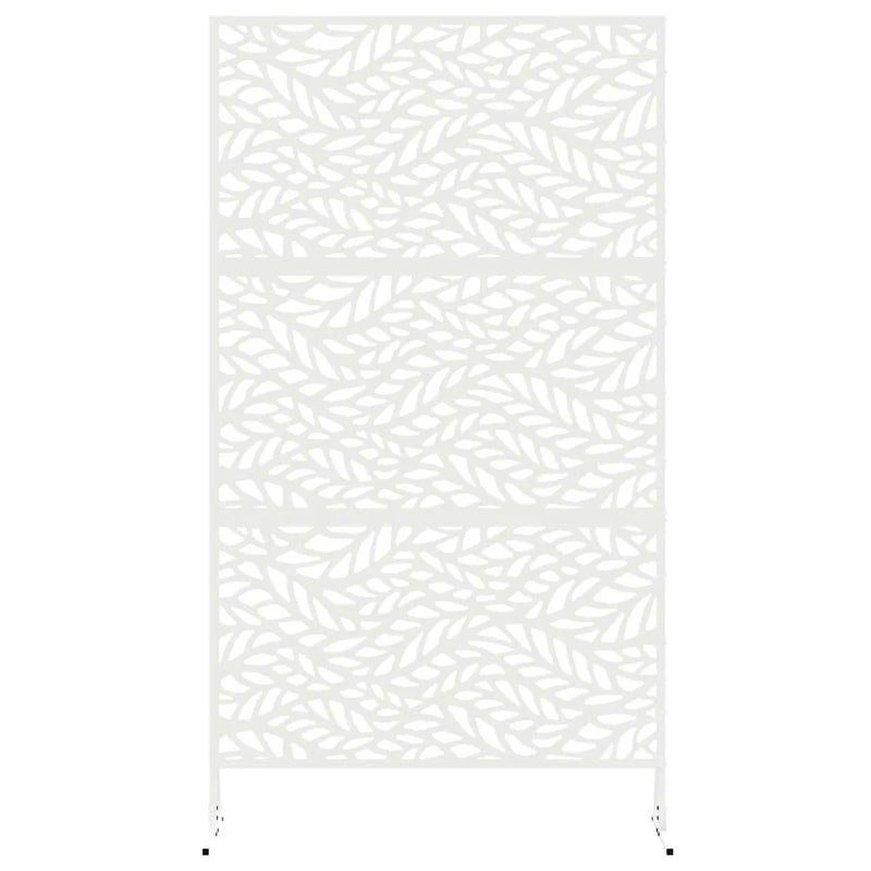 Privacy Screen 100 x 50 x 180 cm Steel White