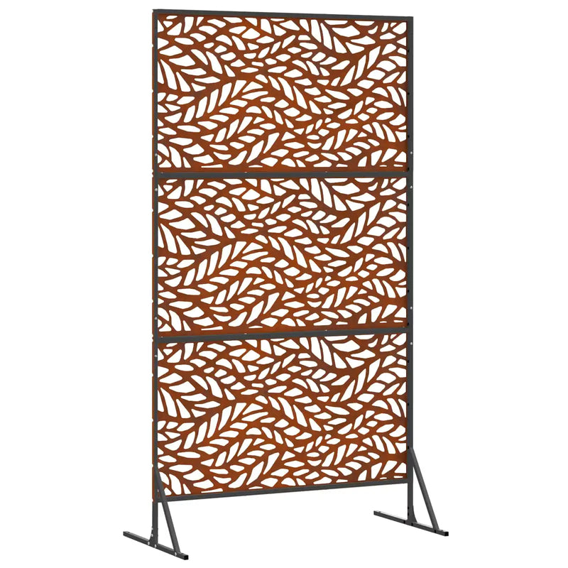 Privacy Screen 100 x 50 x 180 cm Weathering Steel Rusty
