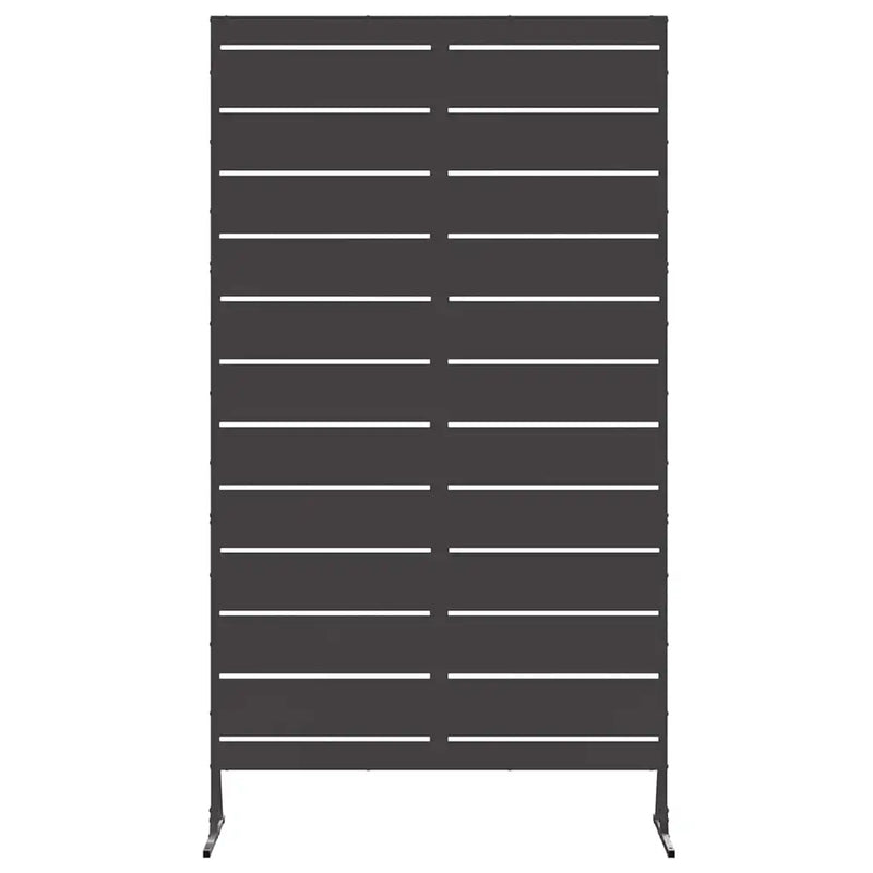 Privacy Screen 100 x 50 x 180 cm Steel Black