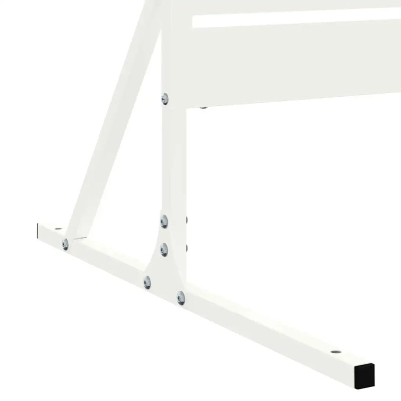 Privacy Screen 100 x 50 x 180 cm Steel White
