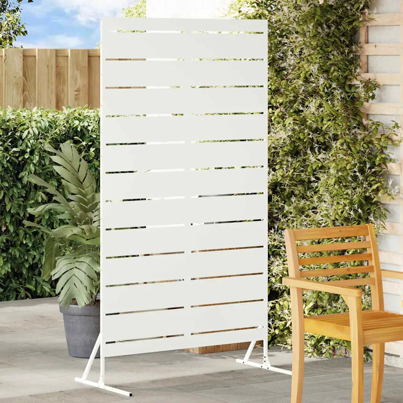 Privacy Screen 100 x 50 x 180 cm Steel White