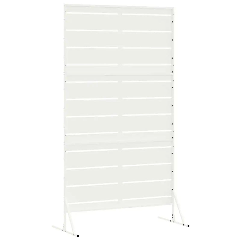 Privacy Screen 100 x 50 x 180 cm Steel White