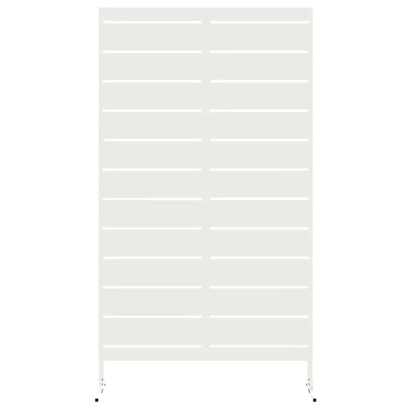 Privacy Screen 100 x 50 x 180 cm Steel White