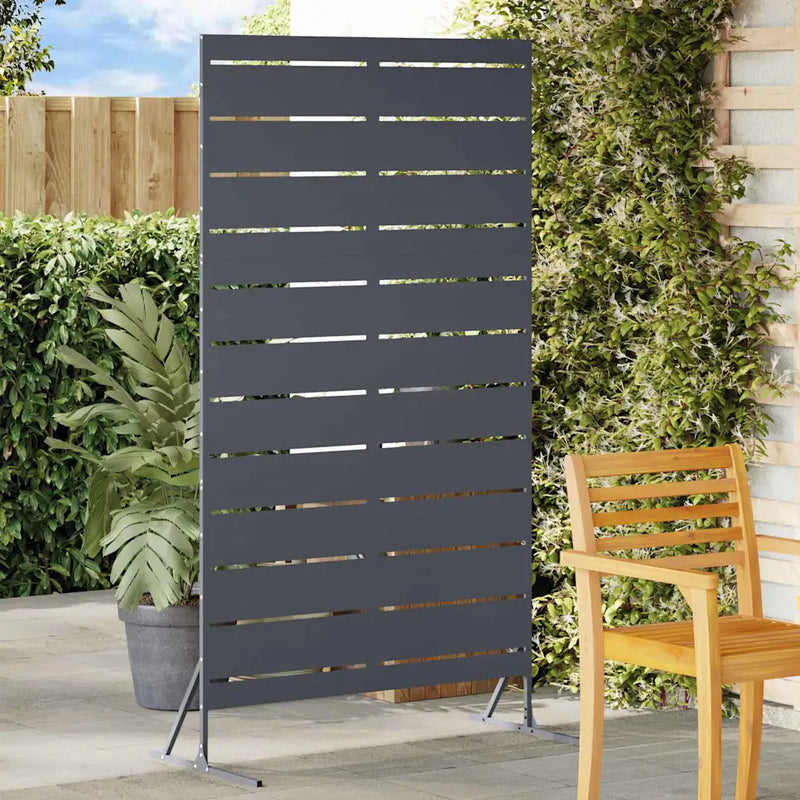 Privacy Screen 100 x 50 x 180 cm Steel Anthracite