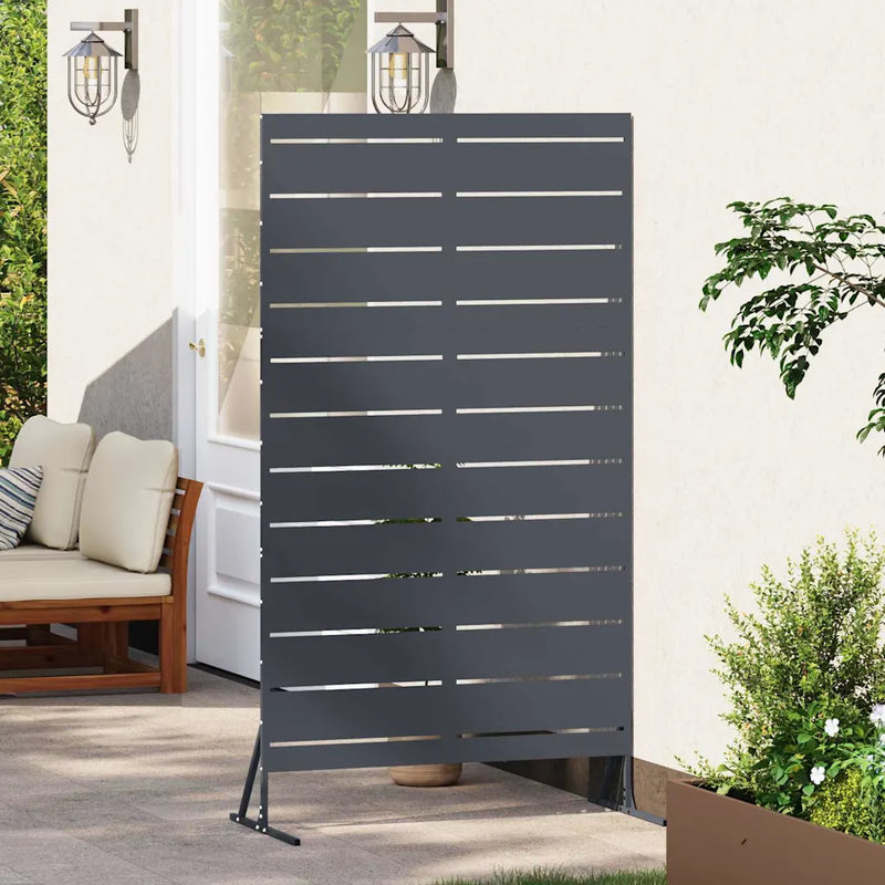 Privacy Screen 100 x 50 x 180 cm Steel Anthracite