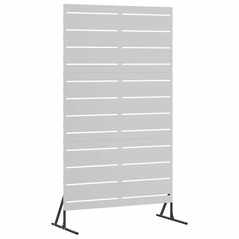 Privacy Screen 100 x 50 x 180 cm Galvanised Steel Silver