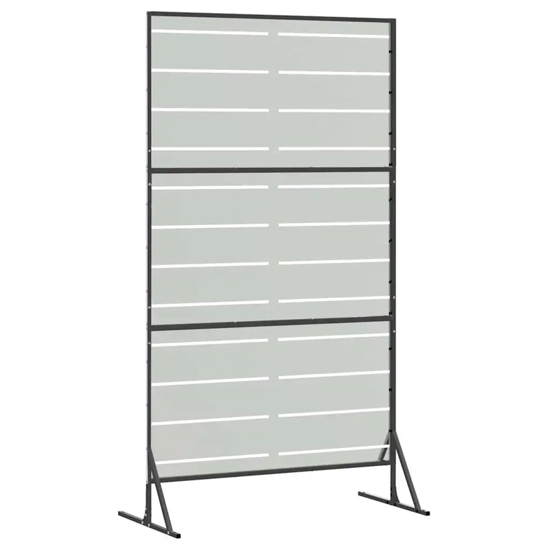 Privacy Screen 100 x 50 x 180 cm Galvanised Steel Silver