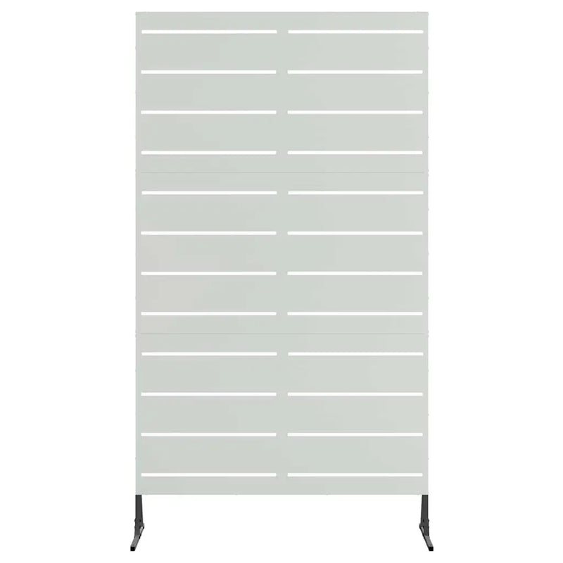 Privacy Screen 100 x 50 x 180 cm Galvanised Steel Silver