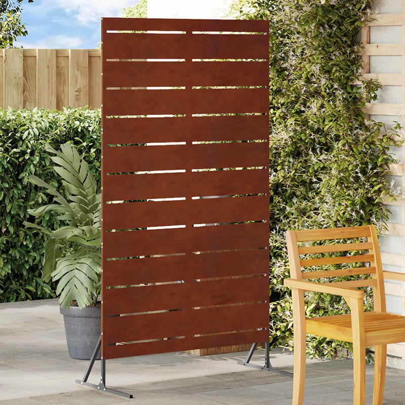 Privacy Screen 100 x 50 x 180 cm Weathering Steel Rusty