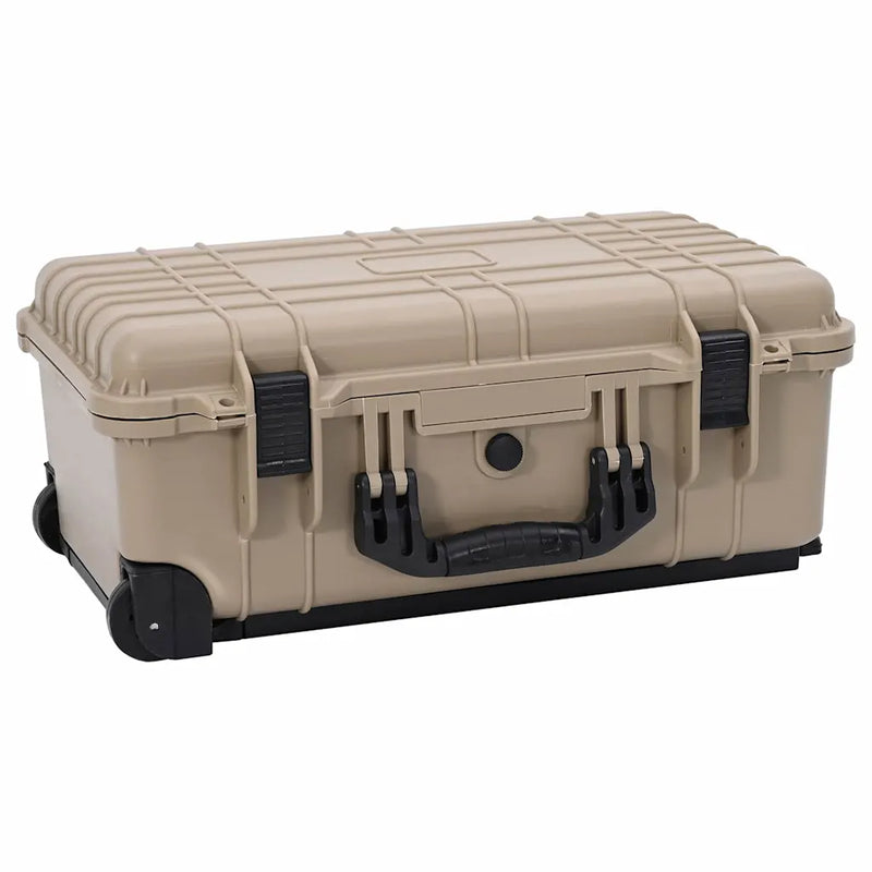 Hard Luggage Case Sand 56 x 35 x 23 cm Polypropylene and ABS