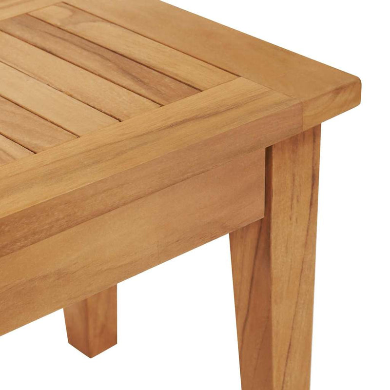 vidaXL Garden Bench 2 pcs Grey and Brown Solid Teak wood