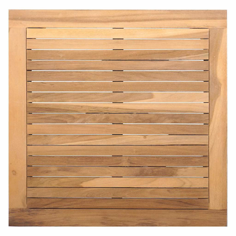 vidaXL Garden Bench 2 pcs Grey and Brown Solid Teak wood