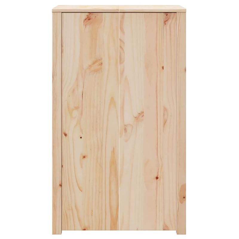 vidaXL Kitchen Cabinet Brown Oak 55 x 55 x 92 cm Solid Pine Wood
