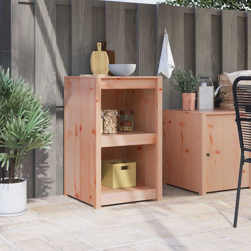 vidaXL Kitchen Cabinet Brown Oak 55 x 55 x 92 cm Solid Pine Wood