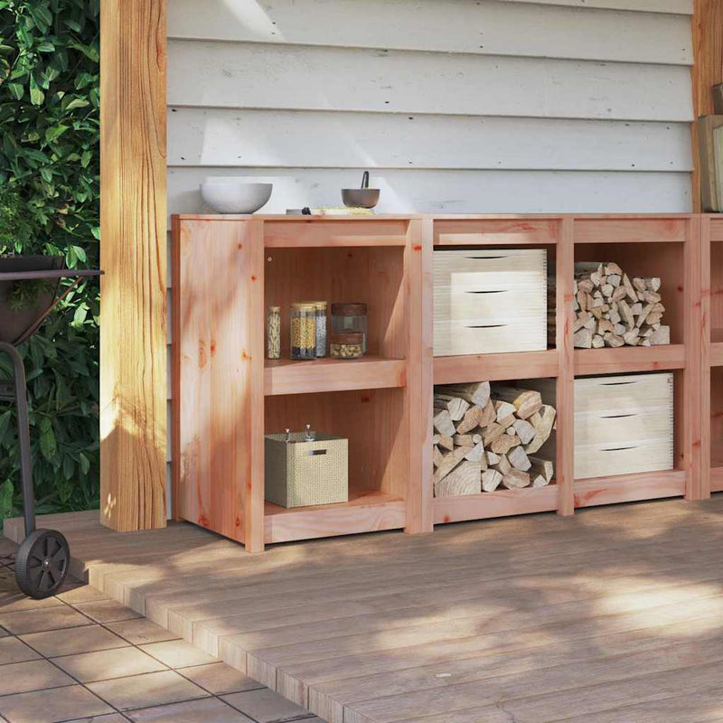 vidaXL Kitchen Cabinet Brown Oak 55 x 55 x 92 cm Solid Pine Wood