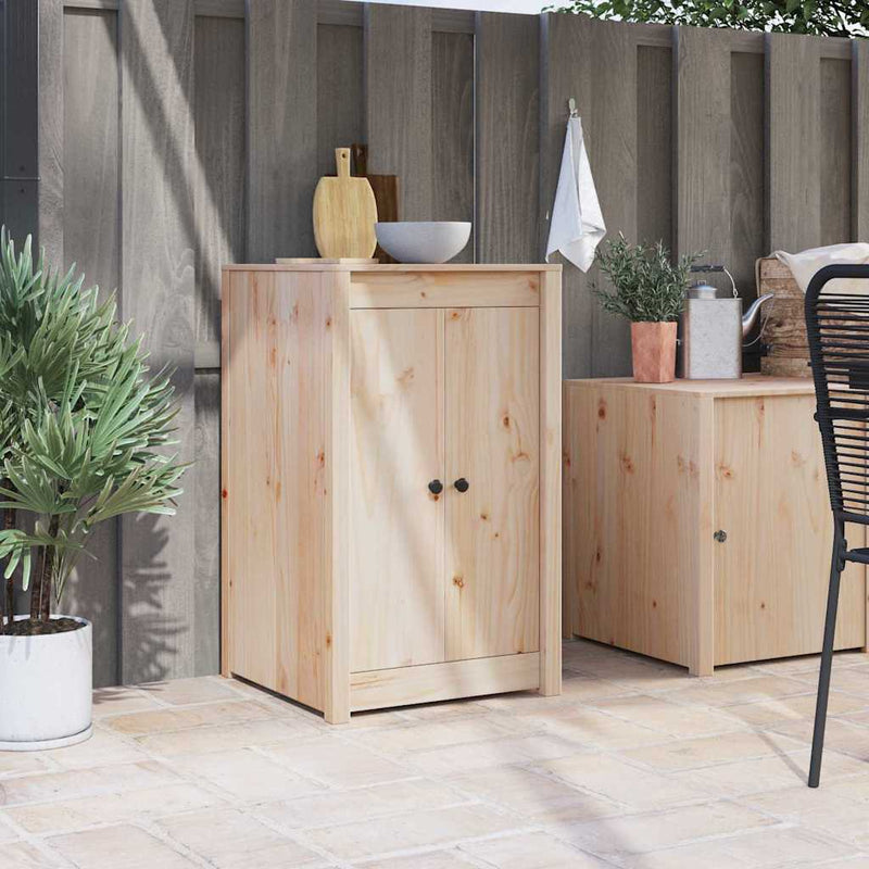 vidaXL Kitchen Door Brown Oak 50 x 9 x 82 cm Solid Pine wood