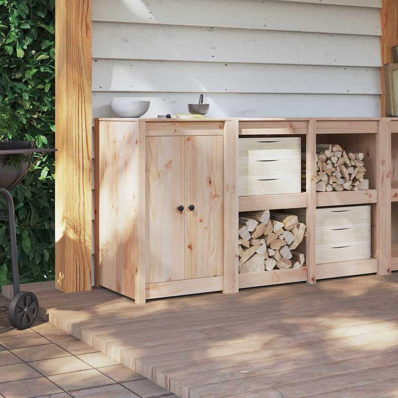 vidaXL Kitchen Door Brown Oak 50 x 9 x 82 cm Solid Pine wood
