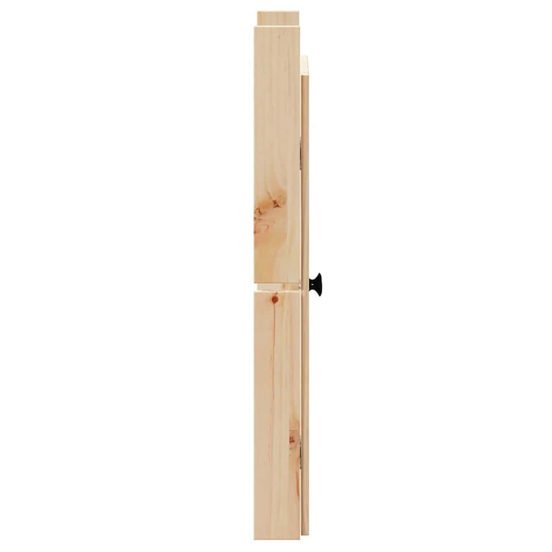 vidaXL Kitchen Door 2 pcs Cream 50 x 9 x 82 cm Solid Pine wood