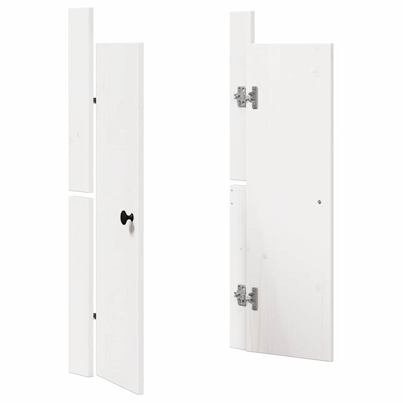 vidaXL Kitchen Door White 50 x 9 x 82 cm Solid Pine wood