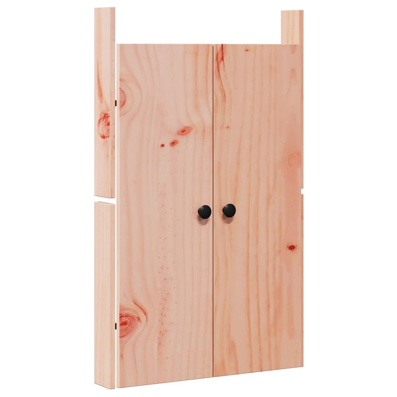 vidaXL Kitchen Door 2 pcs Brown 50 x 9 x 82 cm Solid Douglas Fir wood