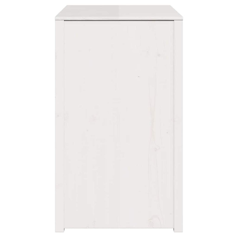 vidaXL Kitchen Cabinet Warm White 106 x 55 x 92 cm Solid Pine Wood