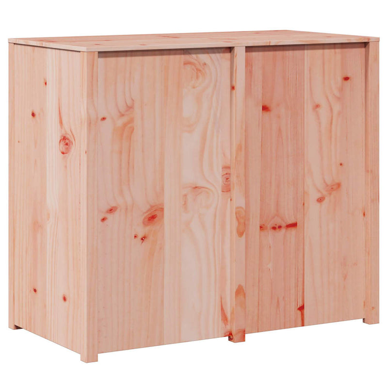 vidaXL Kitchen Cabinet Brown Oak 106 x 55 x 92 cm Solid Pine Wood