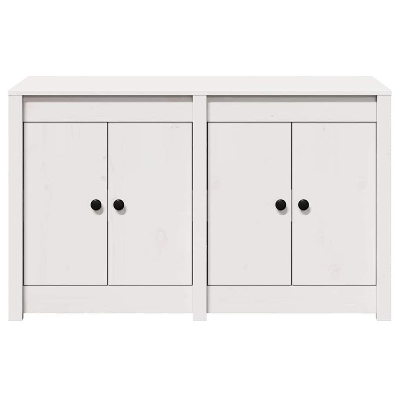 vidaXL Kitchen Cabinet White 106 x 55 x 64 cm Solid Pine wood