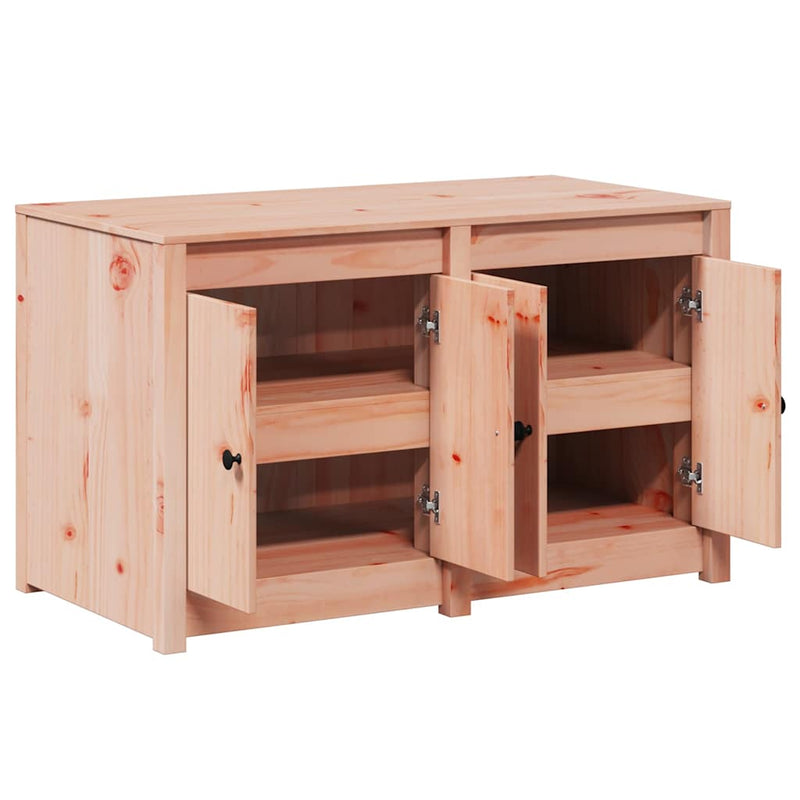 vidaXL Kitchen Cabinet Brown Oak 106 x 55 x 64 cm Solid Pine wood