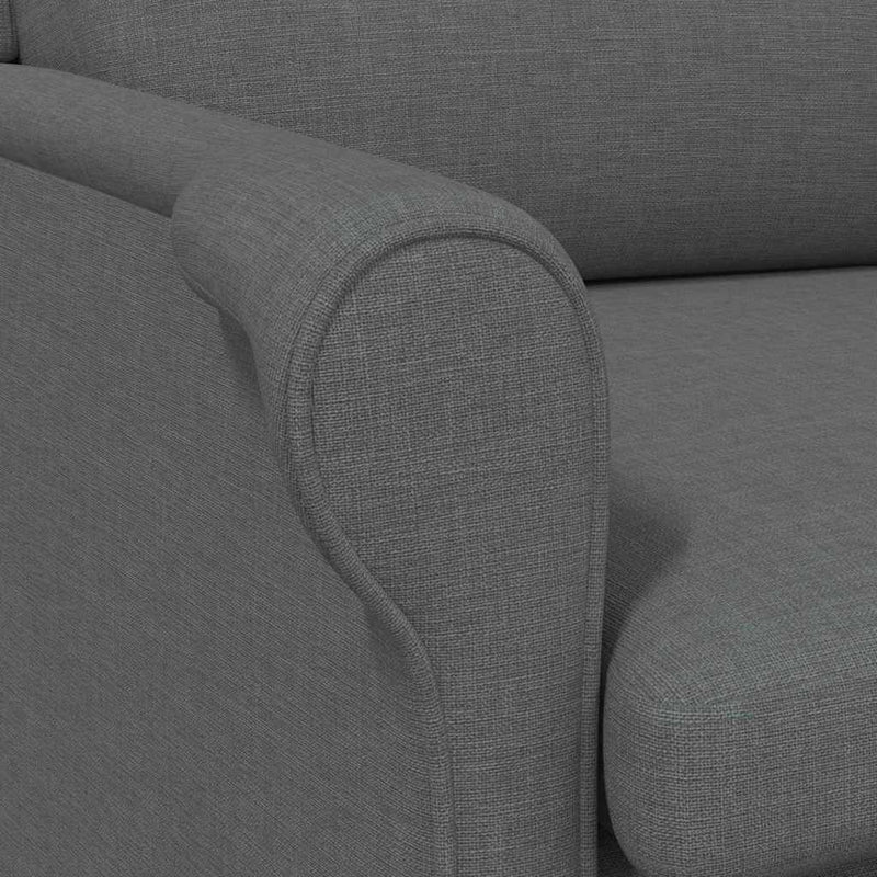 vidaXL Armchair Dark grey 76 x 94 x 102 cm Fabric