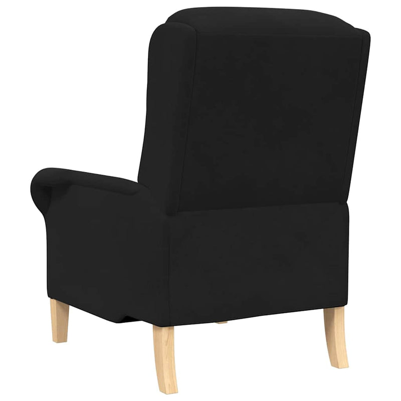 vidaXL Armchair Black 76 x 94 x 102 cm Velvet
