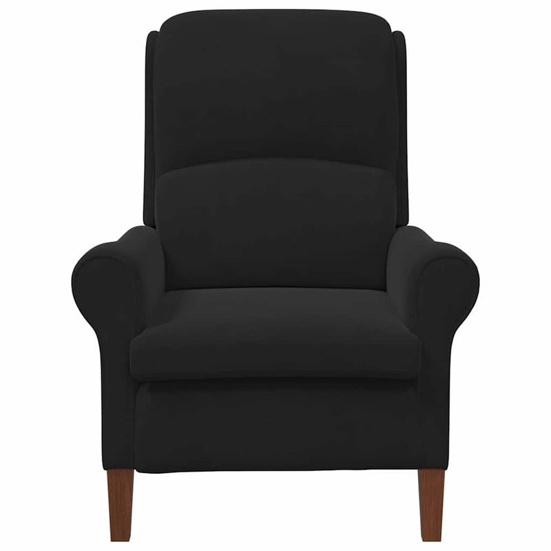 vidaXL Armchair Black 76 x 94 x 102 cm Velvet