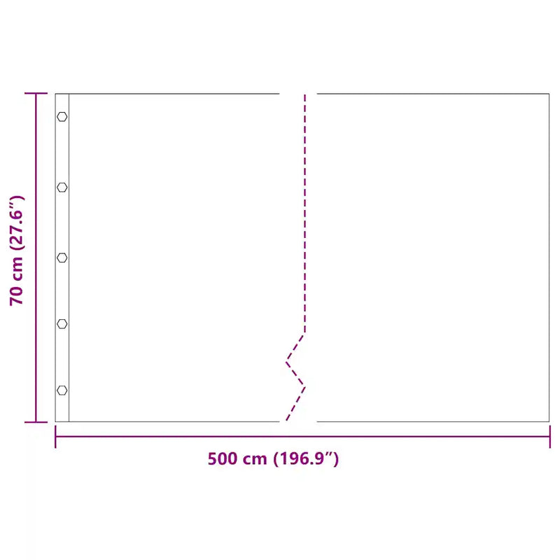 Root Barrier Black 0,7 x 5 m Polyethylene