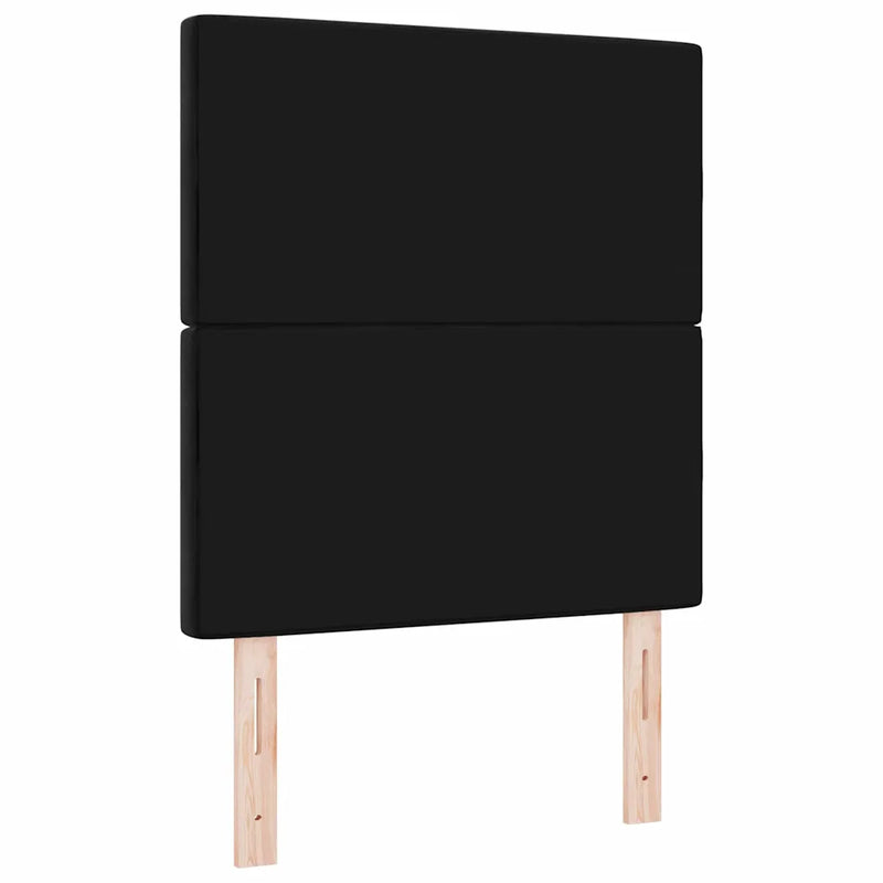 Headboard with Headboard Black 80 cm Faux Leather