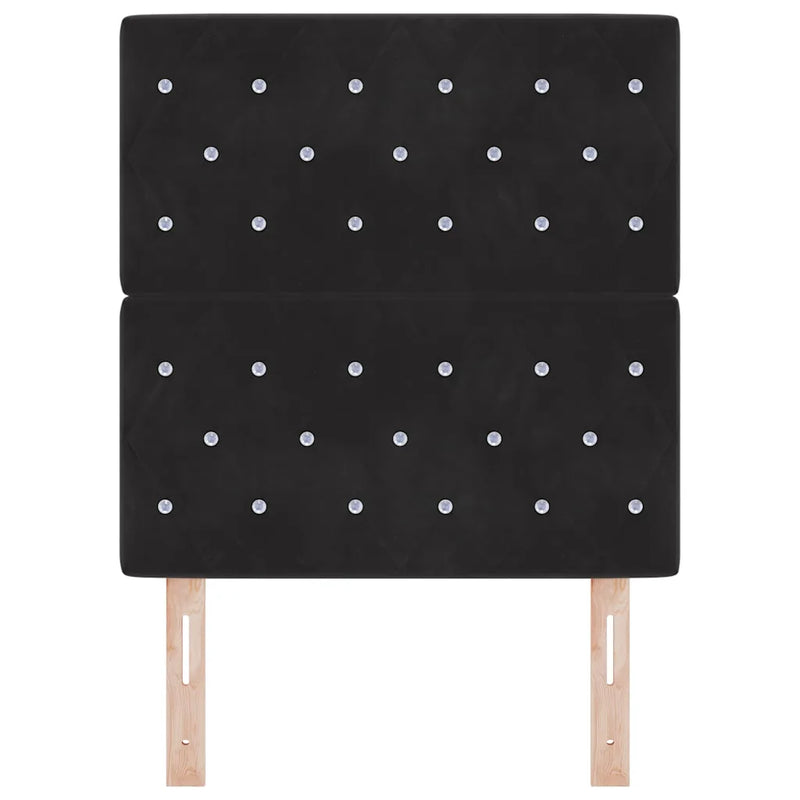 Headboard with Headboard Black 80 cm Faux Leather