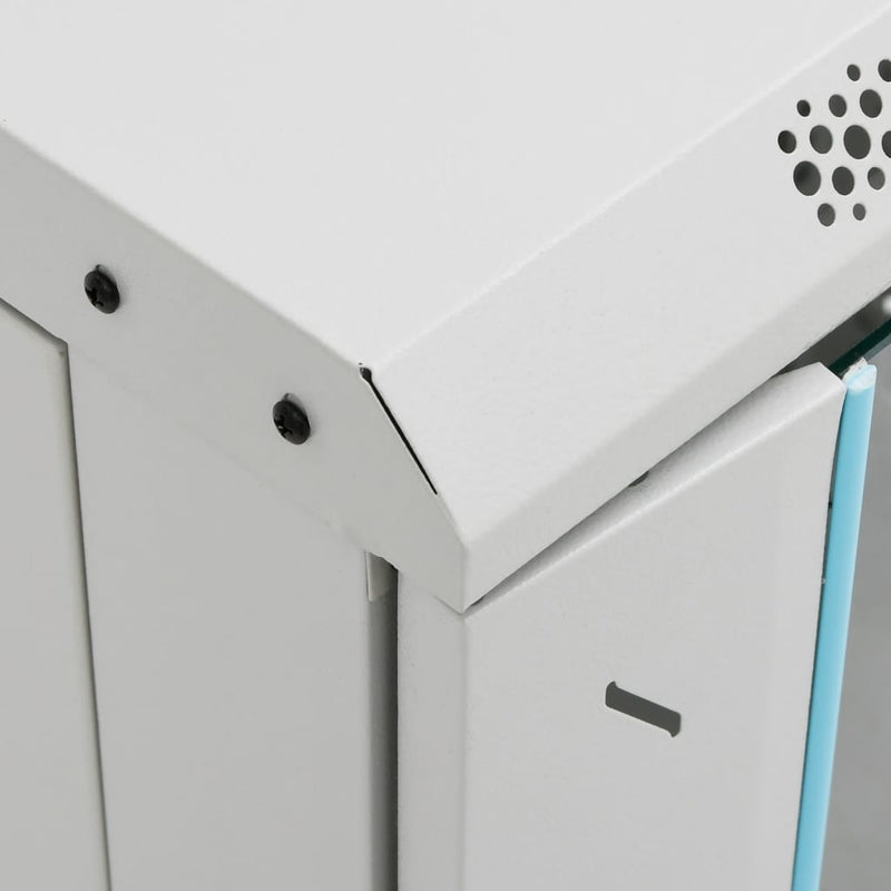 vidaXL 15U Network Cabinet 19" IP20 Grey 60x45x86 cm