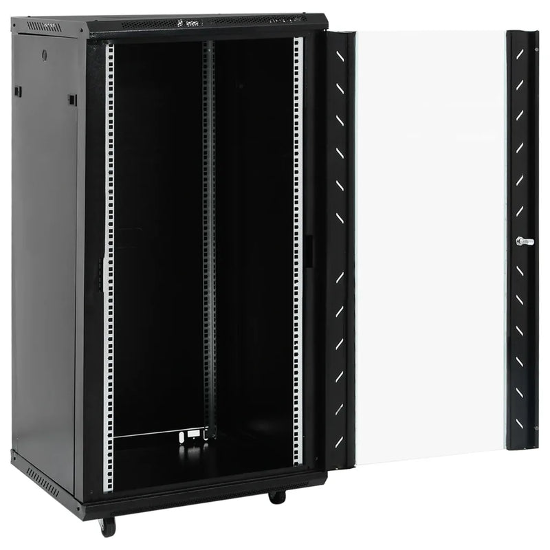 22U Network Cabinet 19" IP20 Black 60x60x120 cm