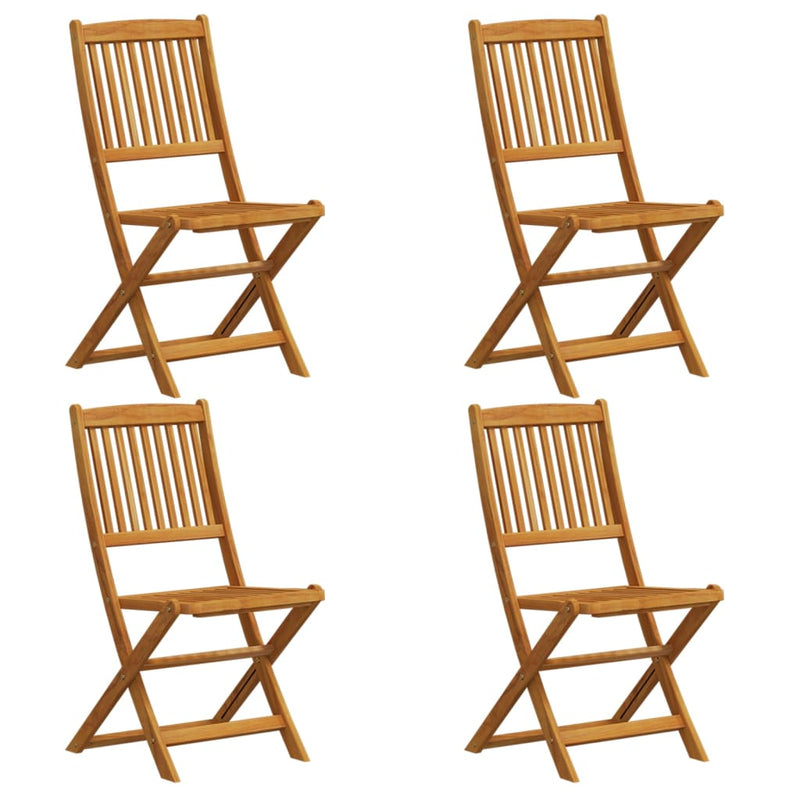 vidaXL 5 Piece Garden Dining Set Solid Wood Eucalyptus