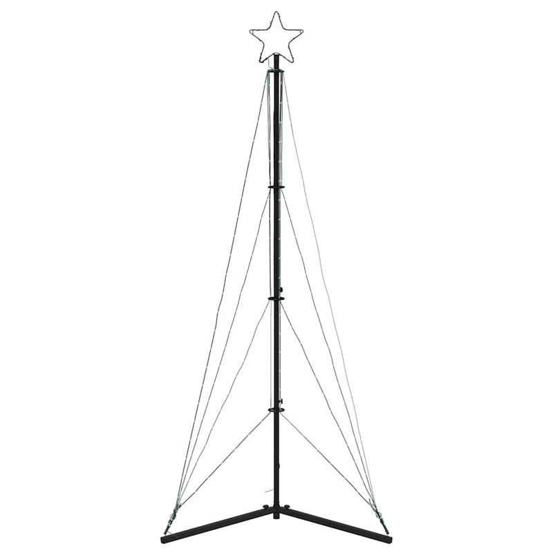 vidaXL LED Christmas Tree 363 LEDs Warm White 182 cm