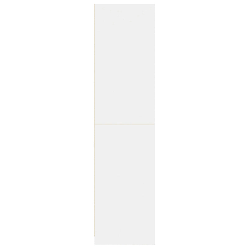 Wardrobe White 50x50x200 cm Engineered Wood